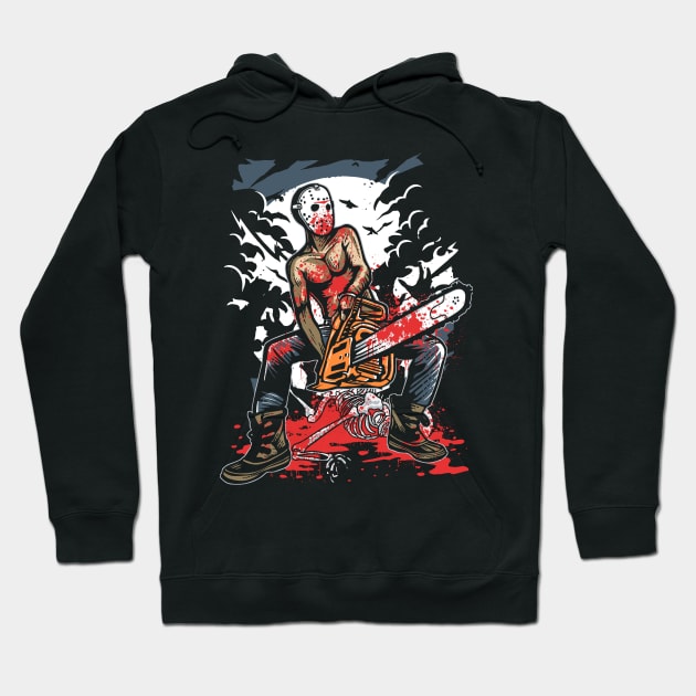 Chainsaw Killer Hoodie by SEspider